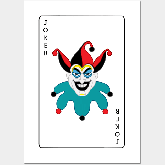 Joker card Wall Art by AlanSchell76